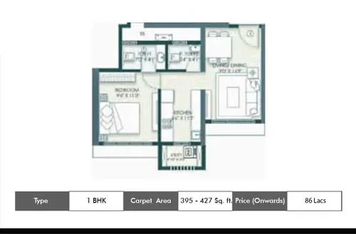 Unit Floor Plan at Paradigm Alaya At Oshiwara, Andheri